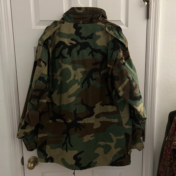 Camo Cold Weather Field Jacket Men’s Size Large Regular - Picture 8 of 8